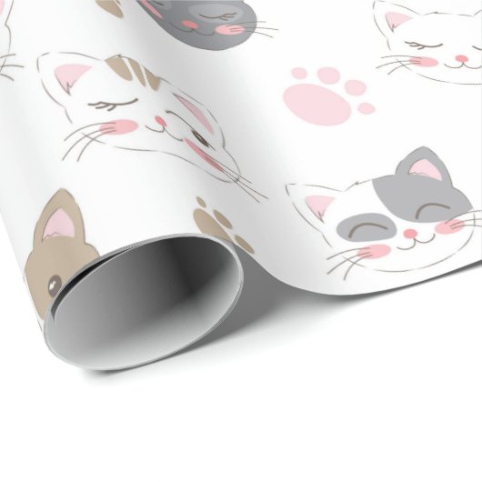 Cute Cats Cadeaupapier (Rol Hoek)