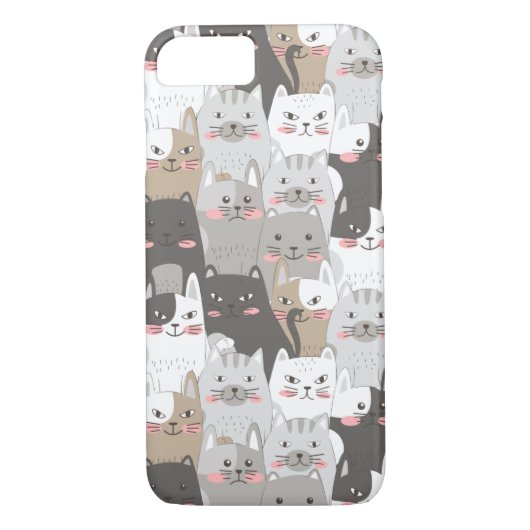 Cute Cats Case-Mate iPhone Case (Achterkant)