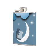 Cute Cats Cuddling on the Moon Art Heupfles (Links)