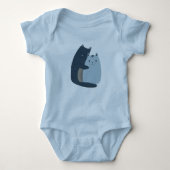 Cute Cats Cuddling Romper (Voorkant)