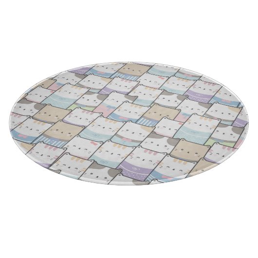 Cute Cats Cutting Board Snijplank (Hoek)