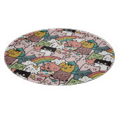 Cute Cats Cutting Board Snijplank (Hoek)