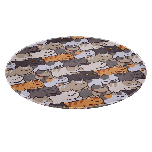 Cute Cats Cutting Board Snijplank (Hoek)
