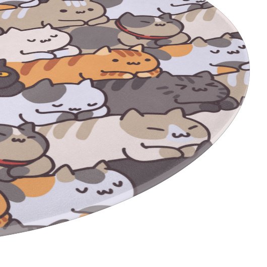 Cute Cats Cutting Board Snijplank (Hoek)