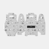 Cute Cats die spelen en het Naughty Pattern zijn Bedankdoosjes (Uitgevouwen)