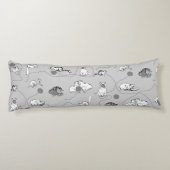 Cute Cats die spelen en het Naughty Pattern zijn Lichaamskussen (Achterkant)