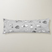 Cute Cats die spelen en het Naughty Pattern zijn Lichaamskussen (Voorkant)