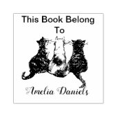 Cute Cats Dit boek behoort tot Rubberstempel (Afrduk)