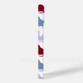 Cute Cats en Heart Pattern Case-Mate iPhone Case (Achterkant / Rechts)