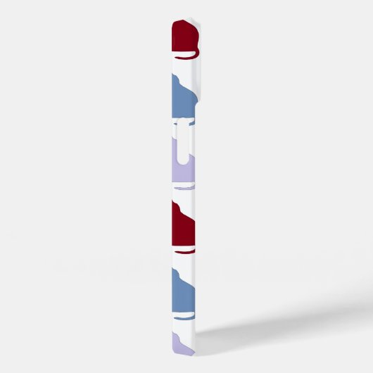 Cute Cats en Heart Pattern Case-Mate iPhone Case (Achterkant / Rechts)