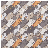 Cute Cats Fabric Stof (Swatch)