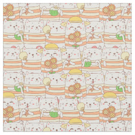 Cute Cats Fabric Stof