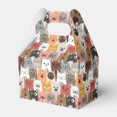 Cute Cats Favor Box Bedankdoosjes (Achterkant)