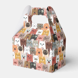 Cute Cats Favor Box Bedankdoosjes