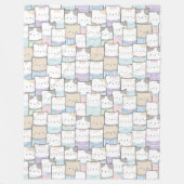 Cute Cats Fleece Blanket (Voorkant)