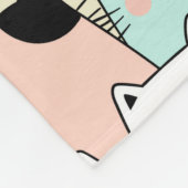 Cute Cats Fleece Blanket (Hoek)