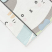 Cute Cats Fleece Blanket Deken (Hoek)