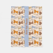 Cute Cats Fleece Blanket for Cats (Voorkant)