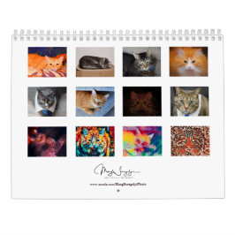 Cute Cats Foto Art Design 2023 Maandelijks Kalender