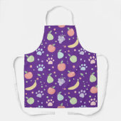 Cute Cats & Fruit Patroon Schort | Leuke Keuken (Voorkant)