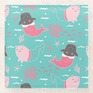 Cute Cats Glass Onderzetter Glazen Onderzetter