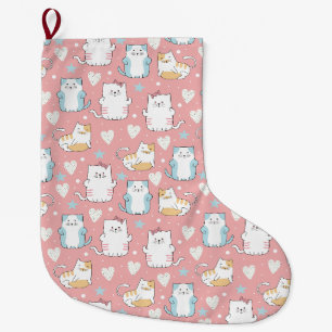Cute Cats Grote Kerstsok