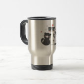 cute cats group | cat lover design | buy now reisbeker (Voorkant links)