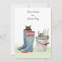 Cute Cats in de Garden Party