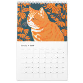 Cute Cats in Linocut – 2026 Calendar Kalender (Jan 2026)