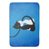 Cute Cats in Love Blue Cat Lover Badmat (Voorkant Verticaal)