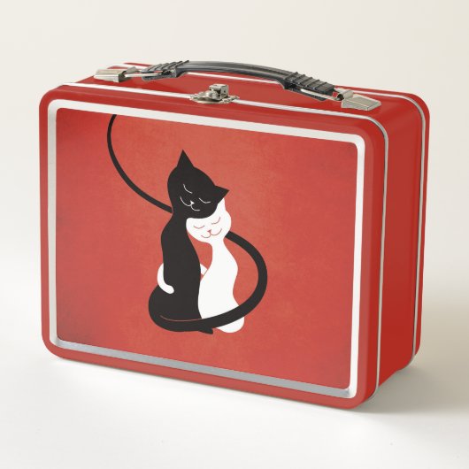 Cute Cats in Love Red Cat Lover (Voorkant)