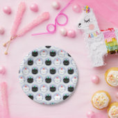 Cute Cats in Party Petten Papieren Bordje (Feest)