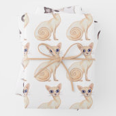 Cute Cats Inpakpapier Vel (In situ)