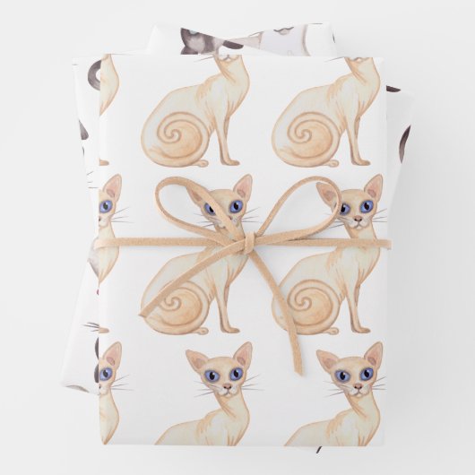 Cute Cats Inpakpapier Vel (In situ)