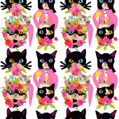 Cute Cats Inpakpapier Vel