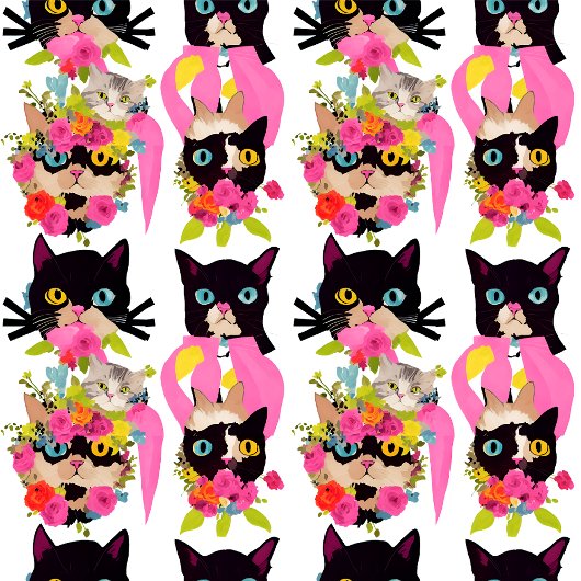 Cute Cats Inpakpapier Vel