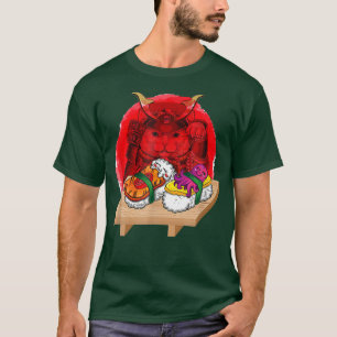Cute Cats Japanse Nigiri Cute Loves Sushi T-shirt