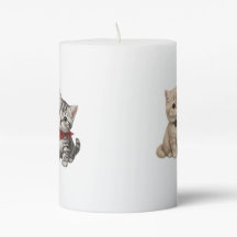 Cute Cats Kaars