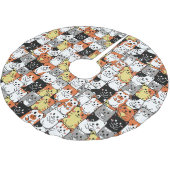 Cute Cats Kerstboom Rok (Gekanteld)
