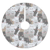 Cute Cats Kerstboom Rok (Voorkant)