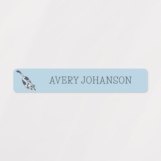 Cute Cats Kinder terug naar de naam waterdicht op  Labels (Design 1)