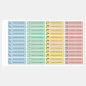 Cute Cats Kinder terug naar de naam waterdicht op  Labels (Vel)