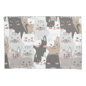 Cute Cats Kussensloop (Voorkant-Links)