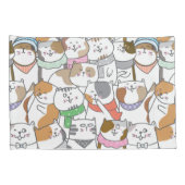 Cute Cats Kussensloop (Achterkant-Rechts)