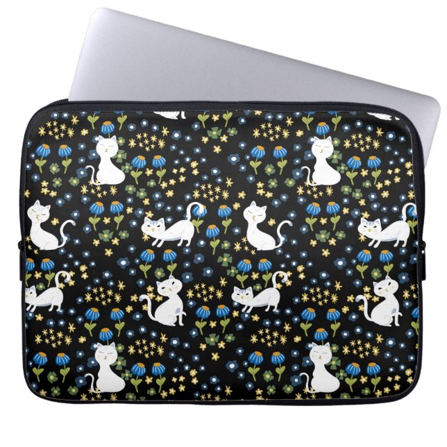 Cute cats laptop sleeve (Voorkant)
