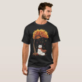 Cute Cats Lover Persian Cat Fall Autumn T-shirt (Voorkant volledig)