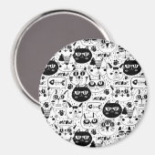 Cute Cats Magneet (Voorkant / Achterkant)