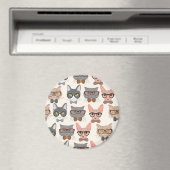 Cute Cats Magneet (Insitu (Vaatwasser))