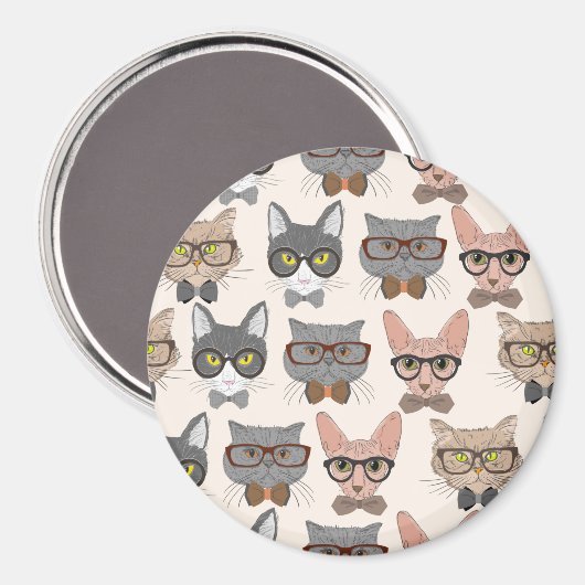 Cute Cats Magneet (Voorkant / Achterkant)