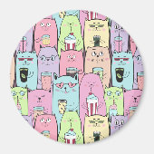 Cute Cats Magneet (Voorkant)